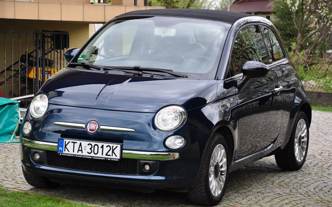 Fiat 500 cena 27500 przebieg: 90000, rok produkcji 2012 z Tarnów małe 781